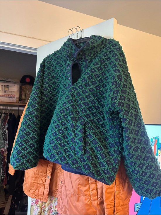 midnight lunch Sweaters - Midnight Lunch pullover sweater womens green and blue Large